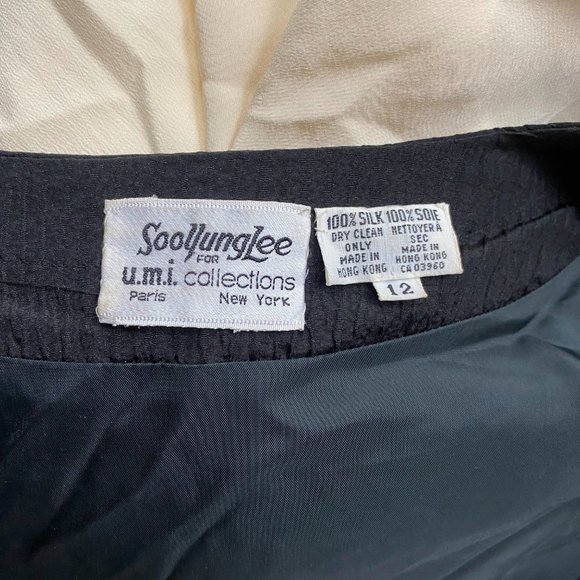 Soo Yung Lee Silk Embroidered Jacket - Size 12 - Picture 3 of 3